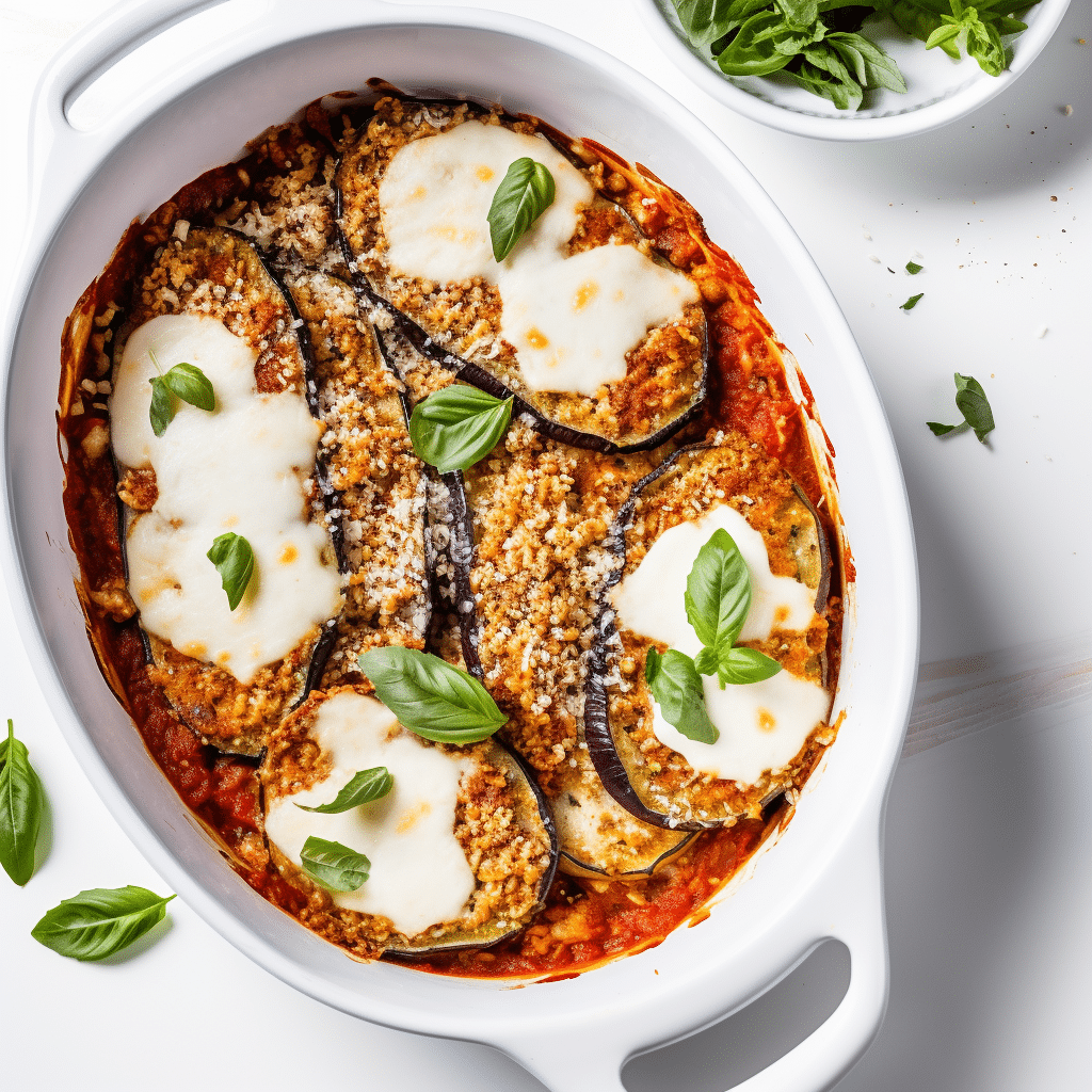 Keto Eggplant Parmesan Baking