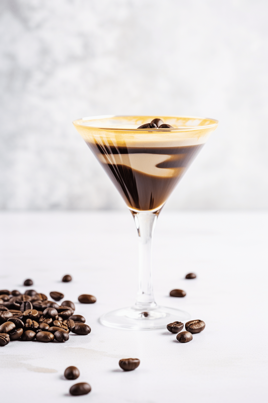 Keto Espresso Martini Preparation