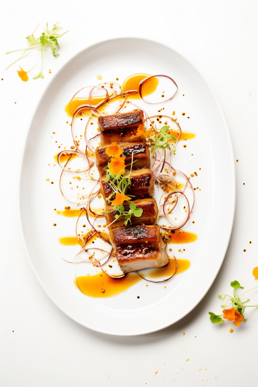 Preparing Keto Fennel and Orange Glazed Pork Belly