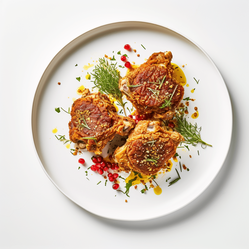 Preparing Keto Fried Chicken