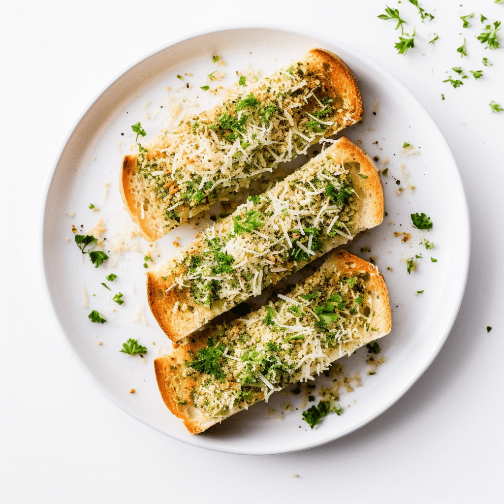 Keto Garlic Bread Sliced