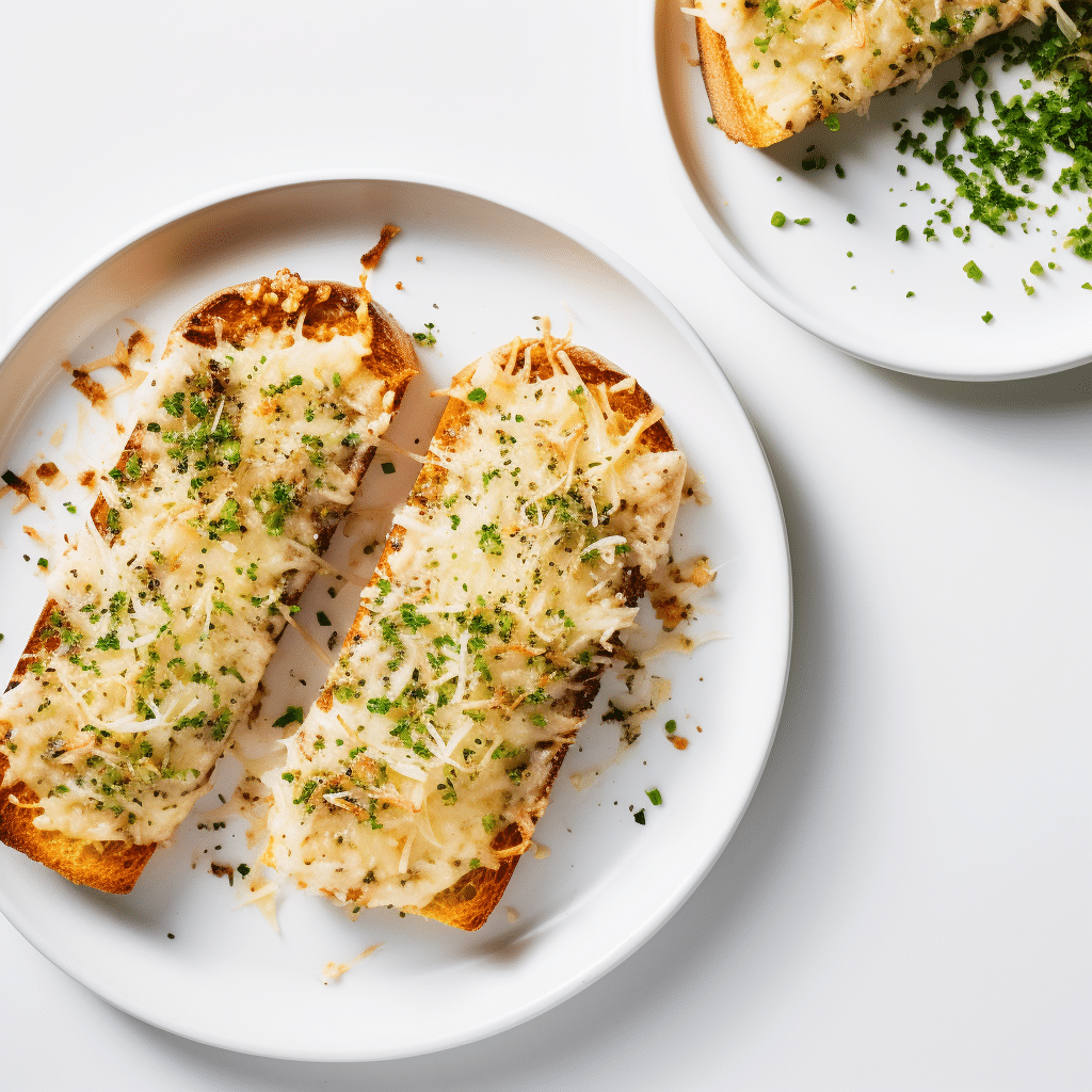 Keto Garlic Bread Preparation