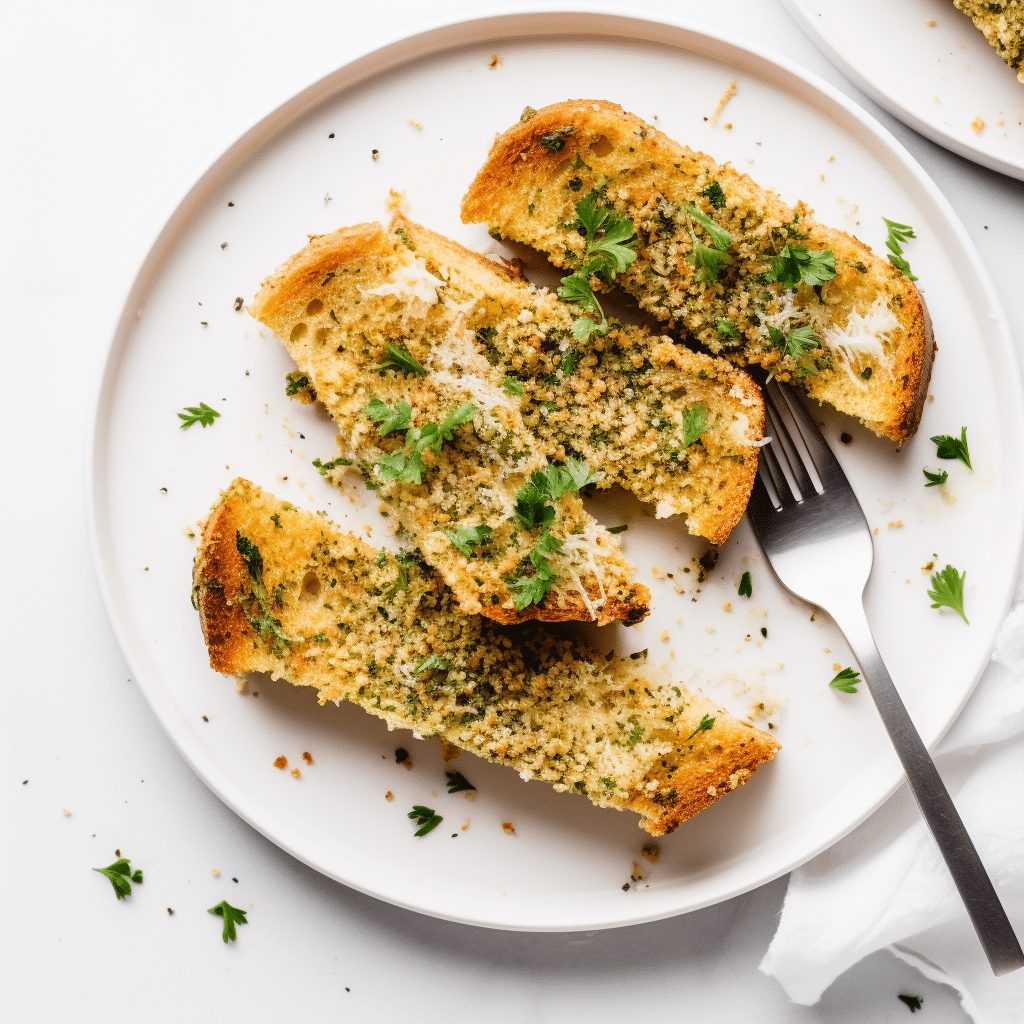 Keto Garlic Bread Ready to Serve