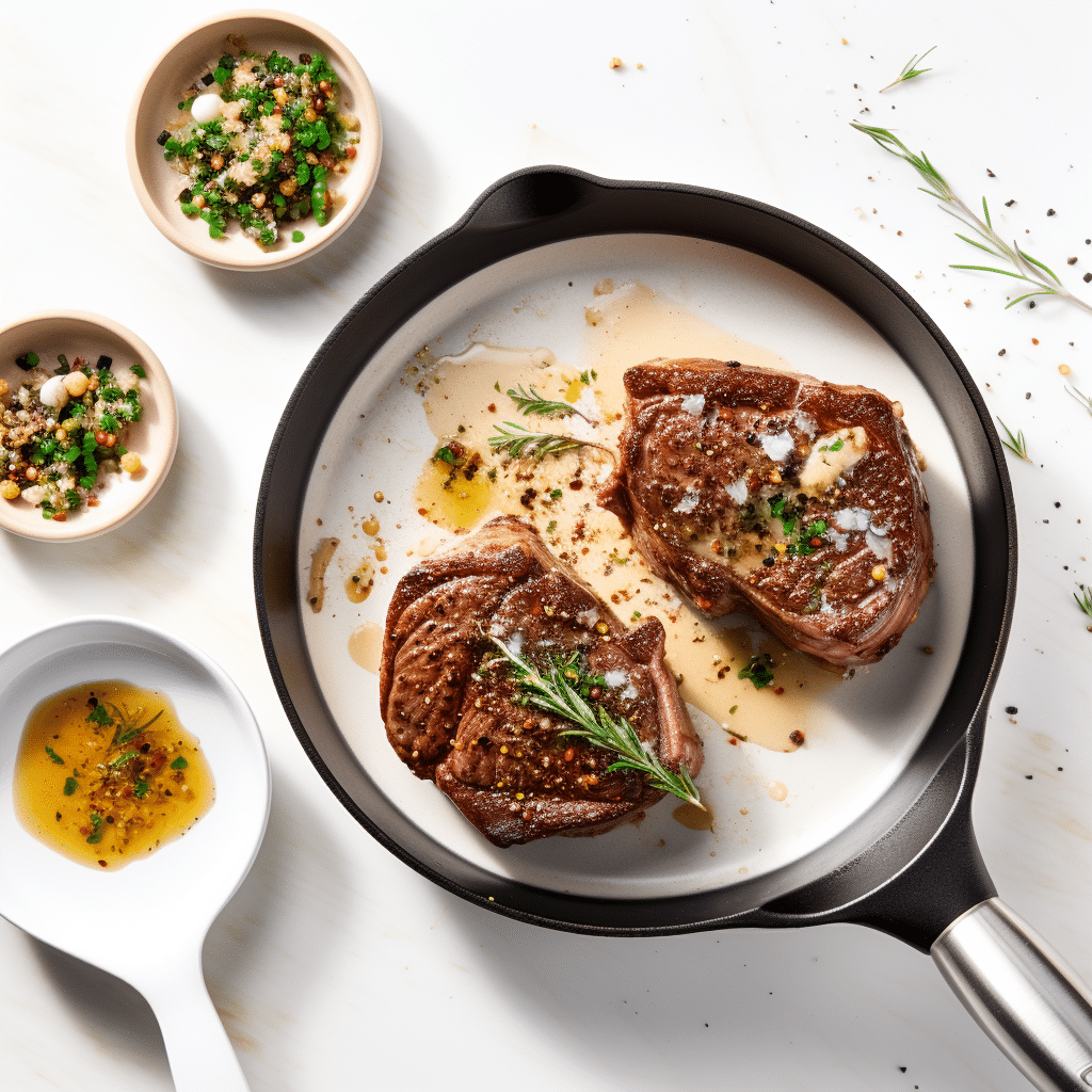 Ingredients for Keto Steak Skillet