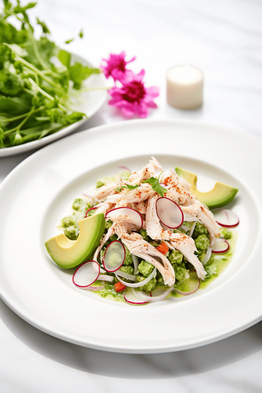 Preparing Keto Ginger-Lime Infused Crab Salad