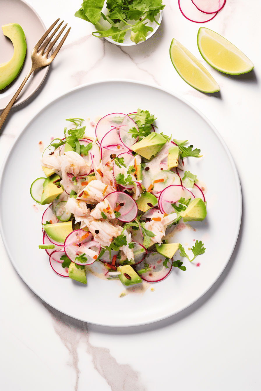 Keto Ginger-Lime Infused Crab Salad