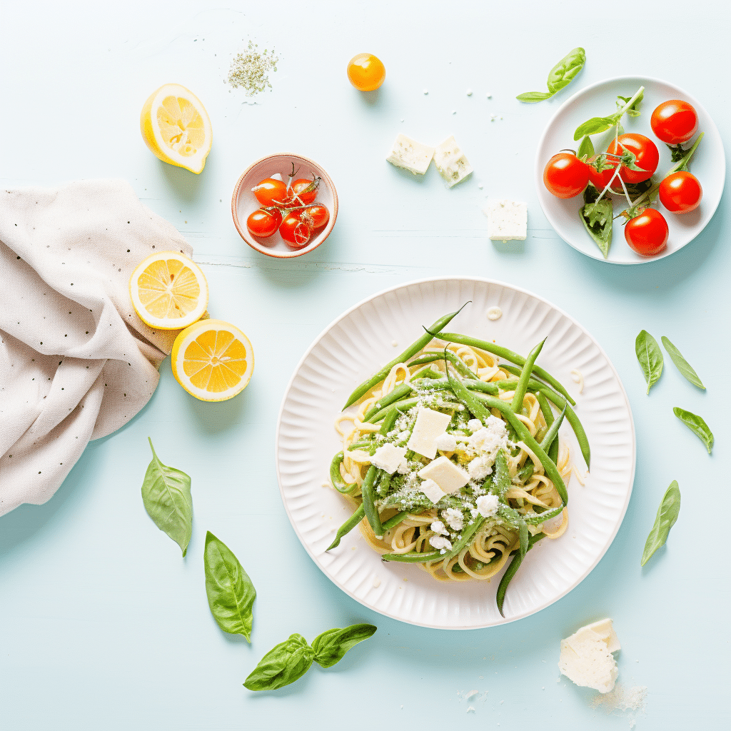 Preparing Keto Green Bean Pasta