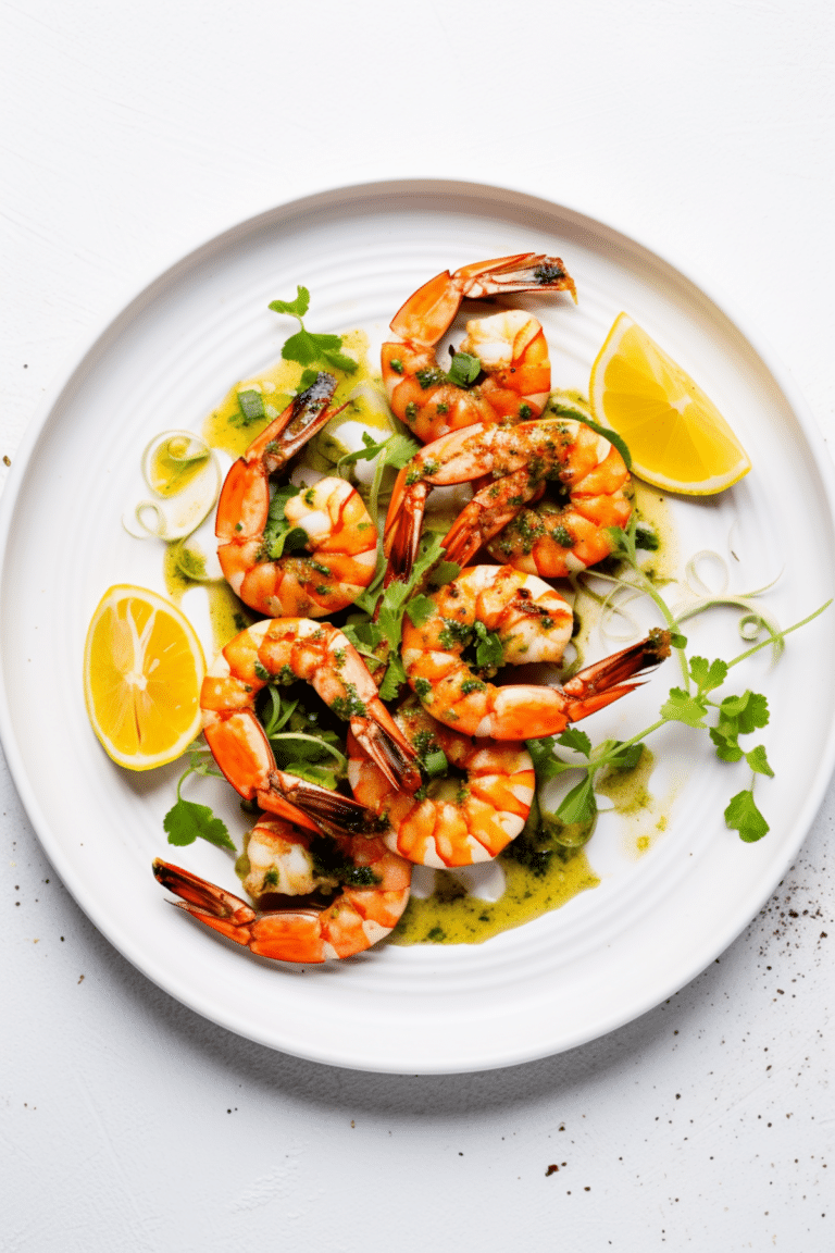Keto Grilled Shrimp with Garlic Herb Butter_001
