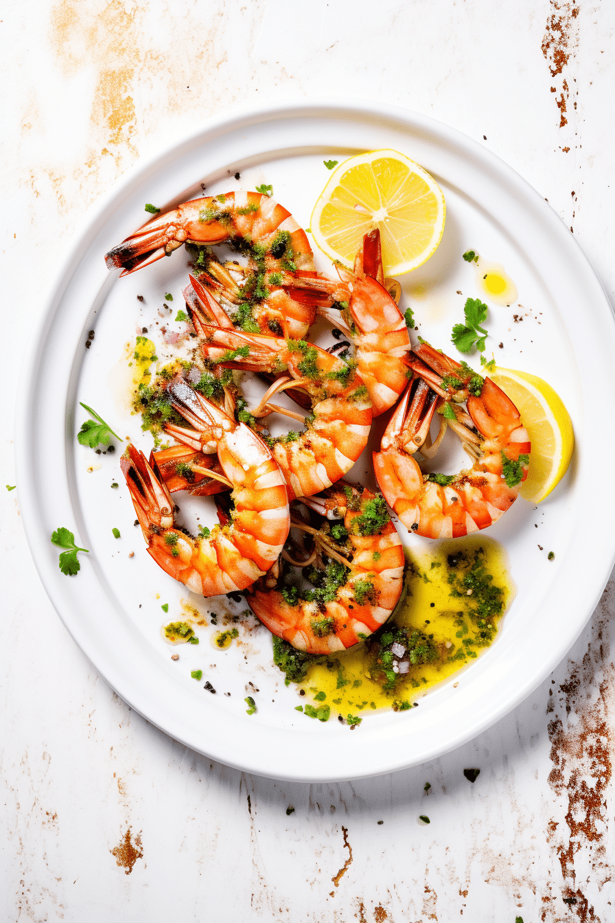 Keto Grilled Shrimp with Garlic Herb Butter