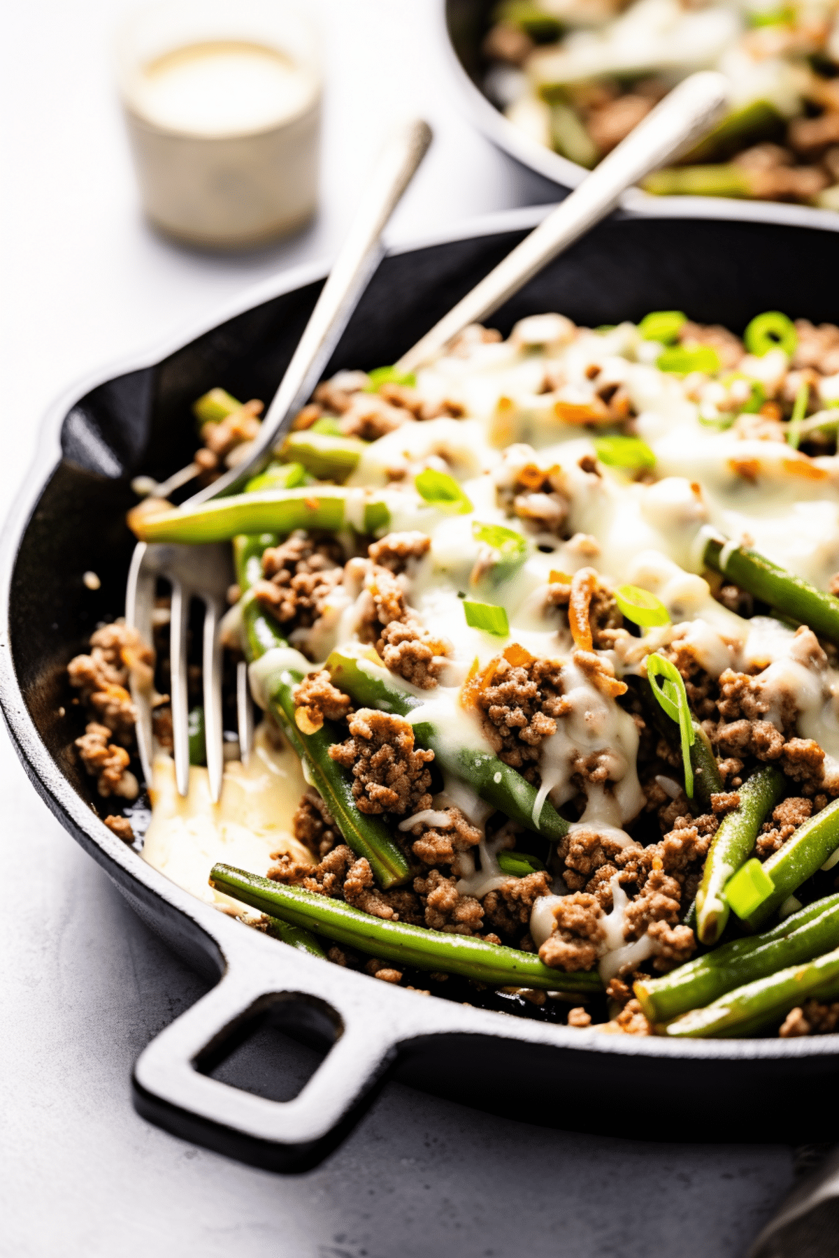 Keto Ground Beef and Green Bean Skillet_001