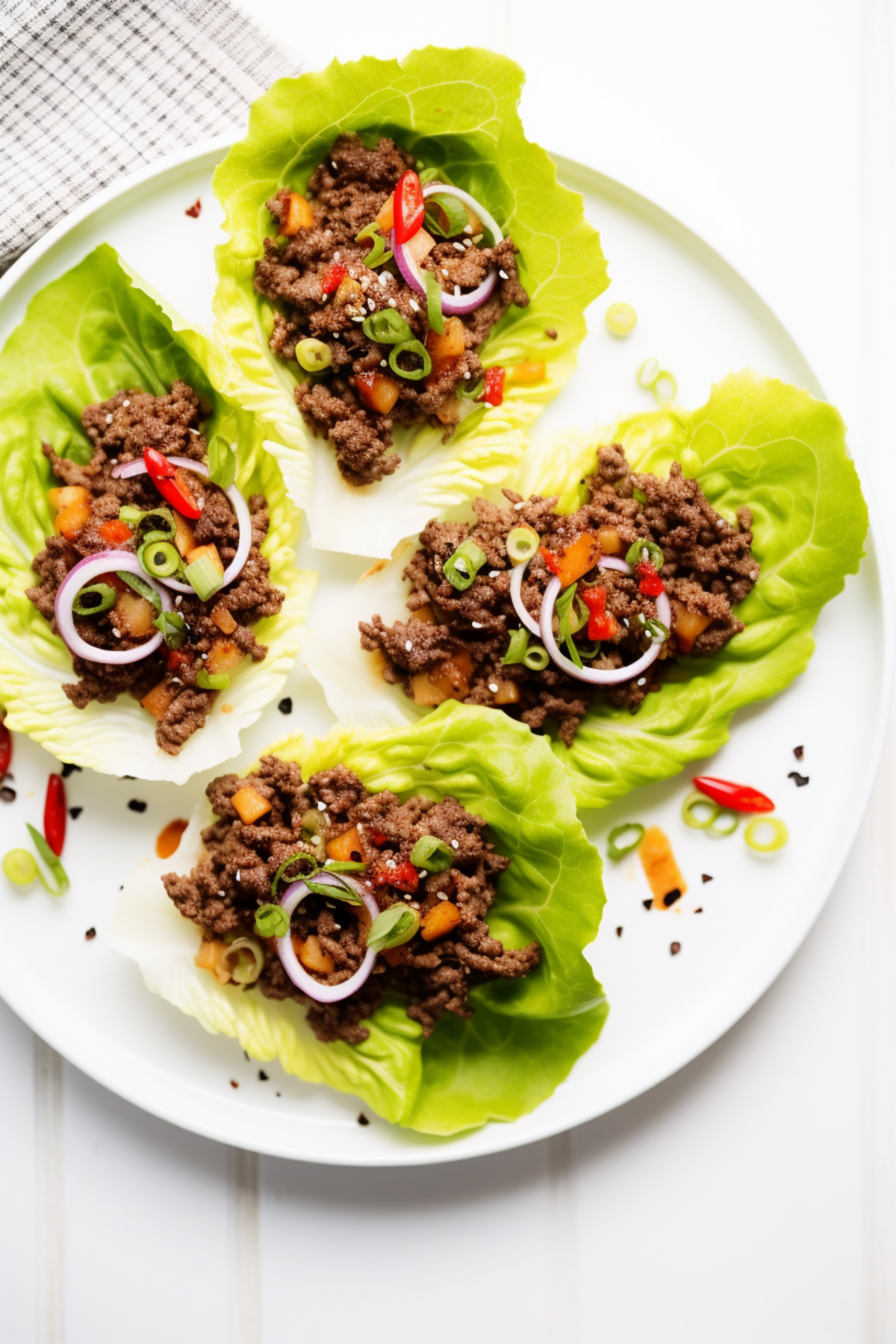 Keto Ground Beef Lettuce Wraps_001