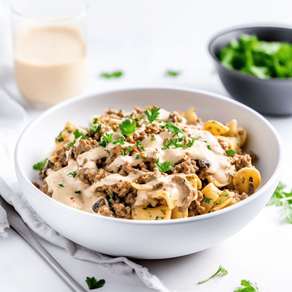 keto ground beef stroganoff recipe_001