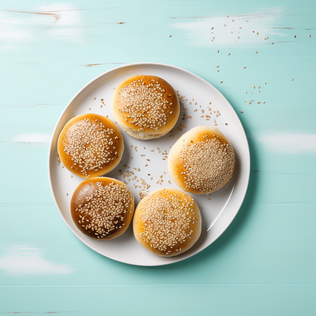 Keto Bun with Sesame Seeds