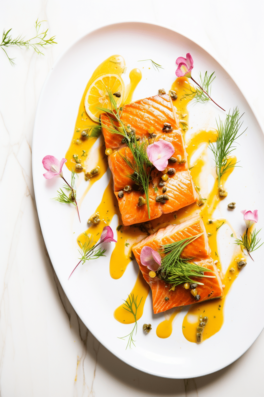 Keto Maple Mustard Salmon
