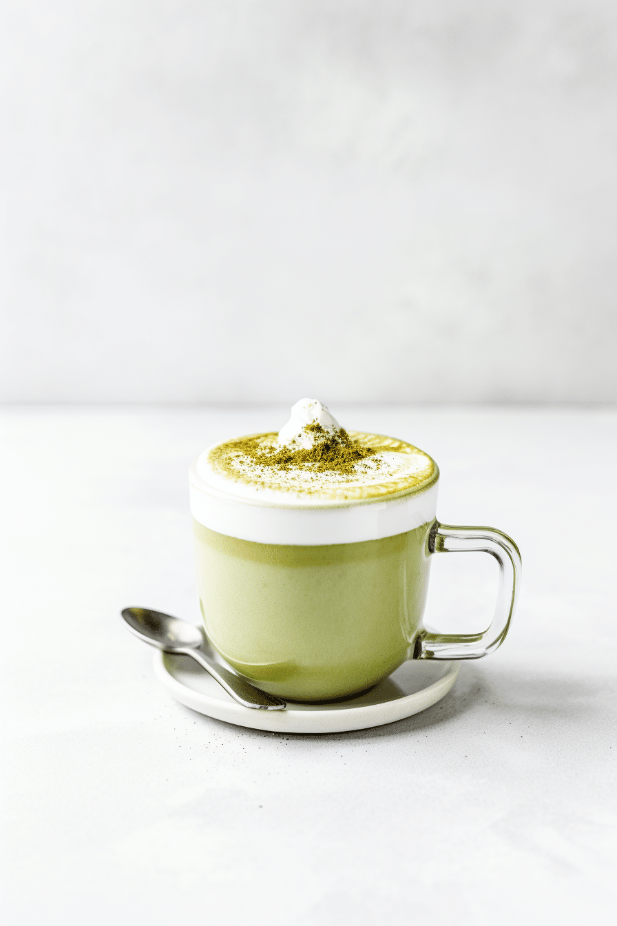 Blending Keto Matcha Coconut Latte
