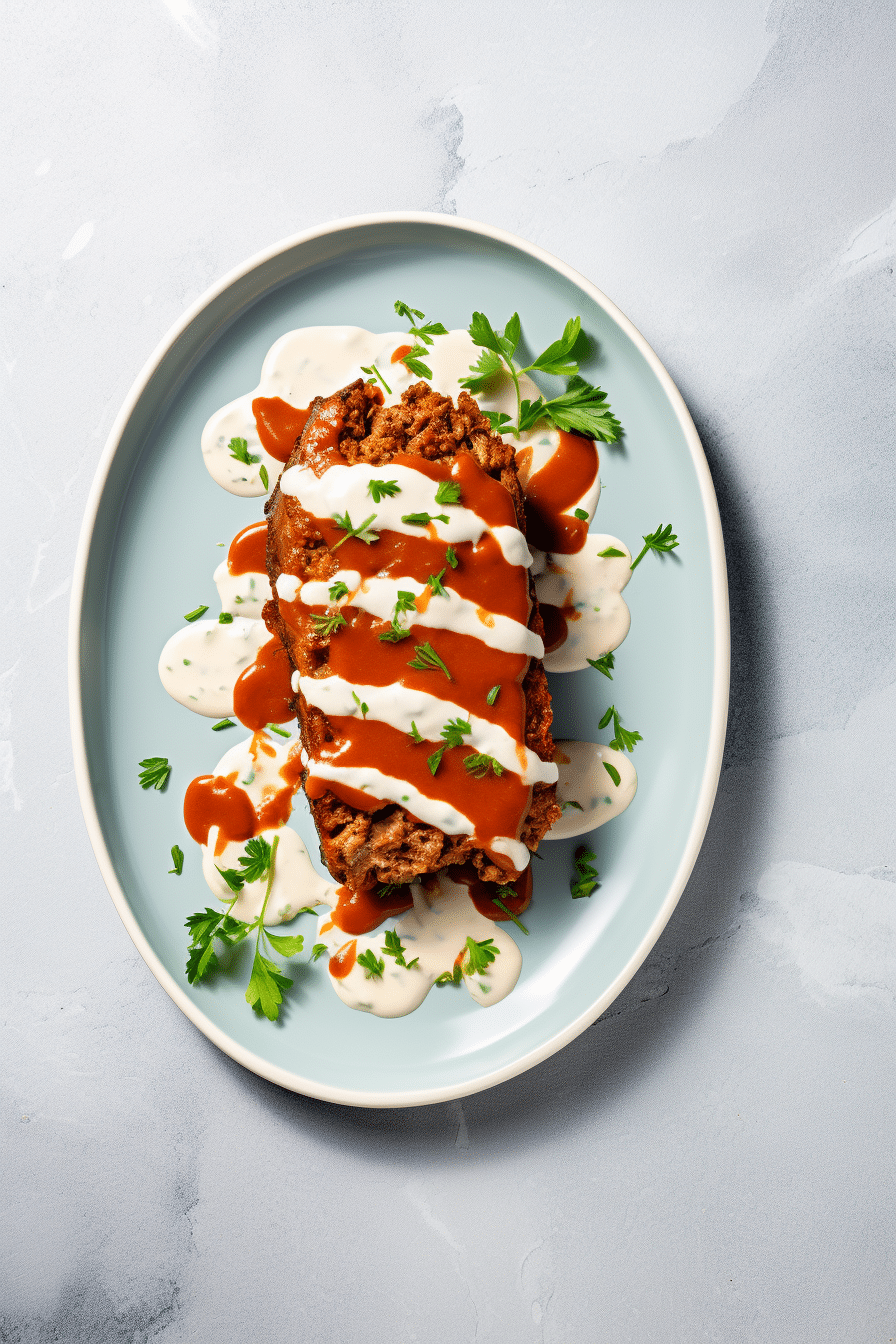Keto Meatloaf with Glaze