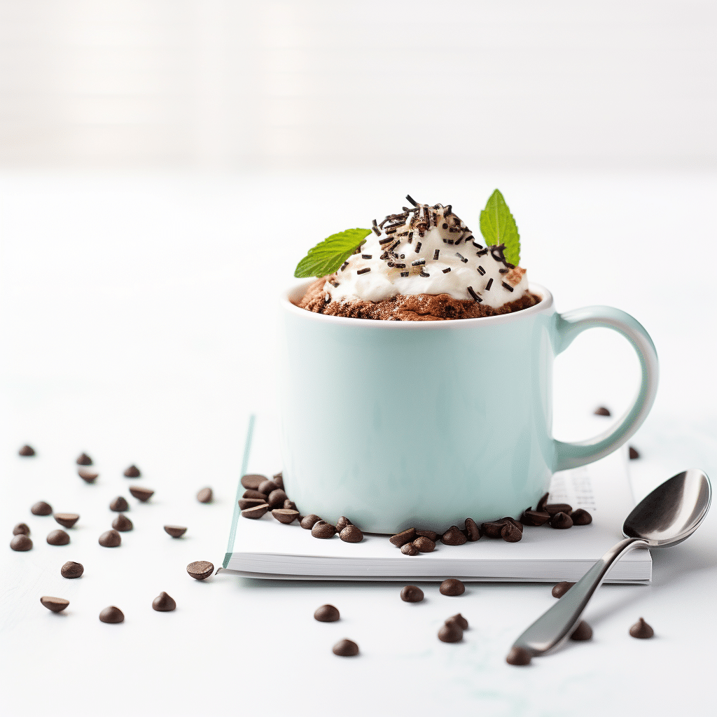 Mixing Ingredients for Keto Mug Cake