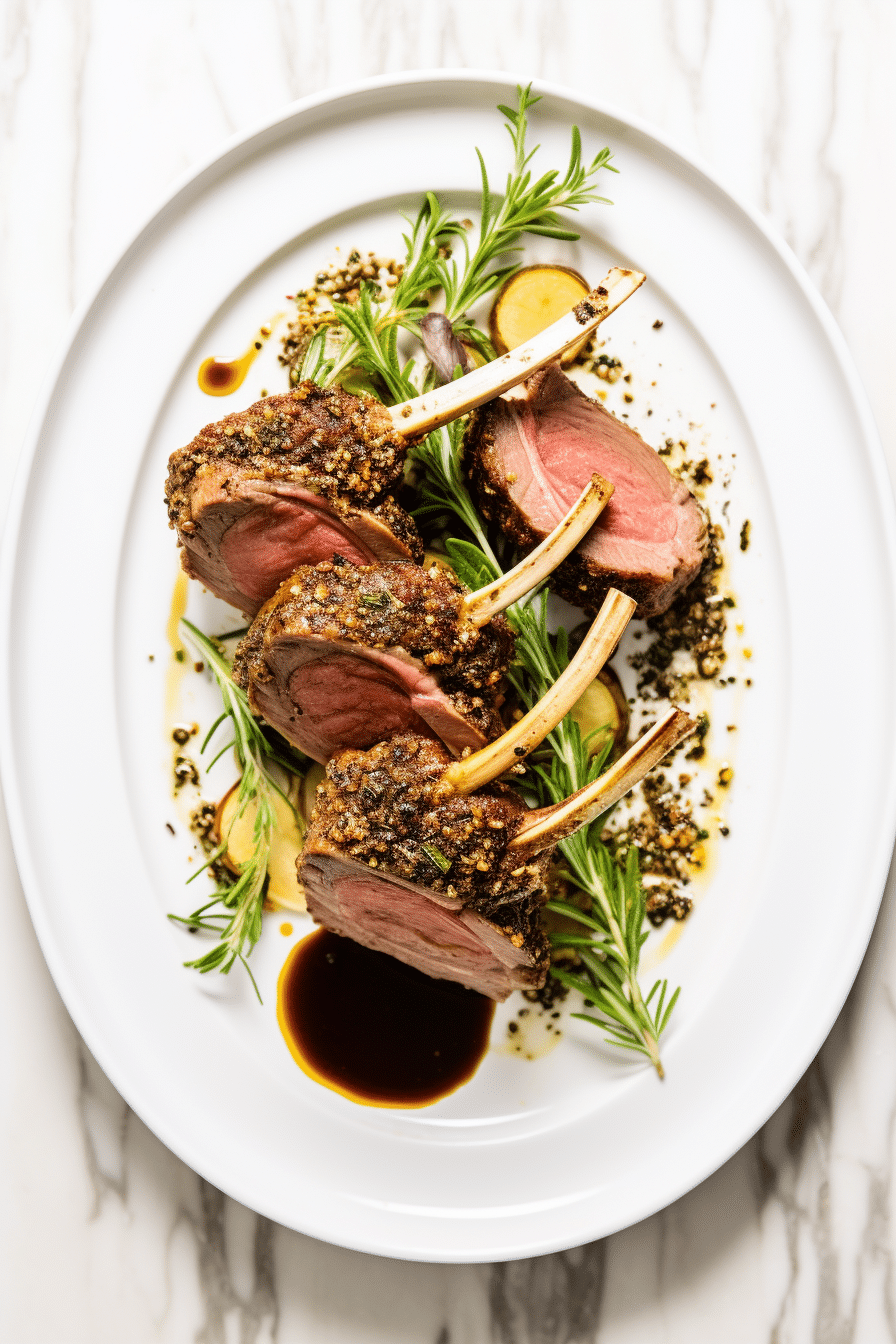 Keto Pecan-Crusted Rack of Lamb