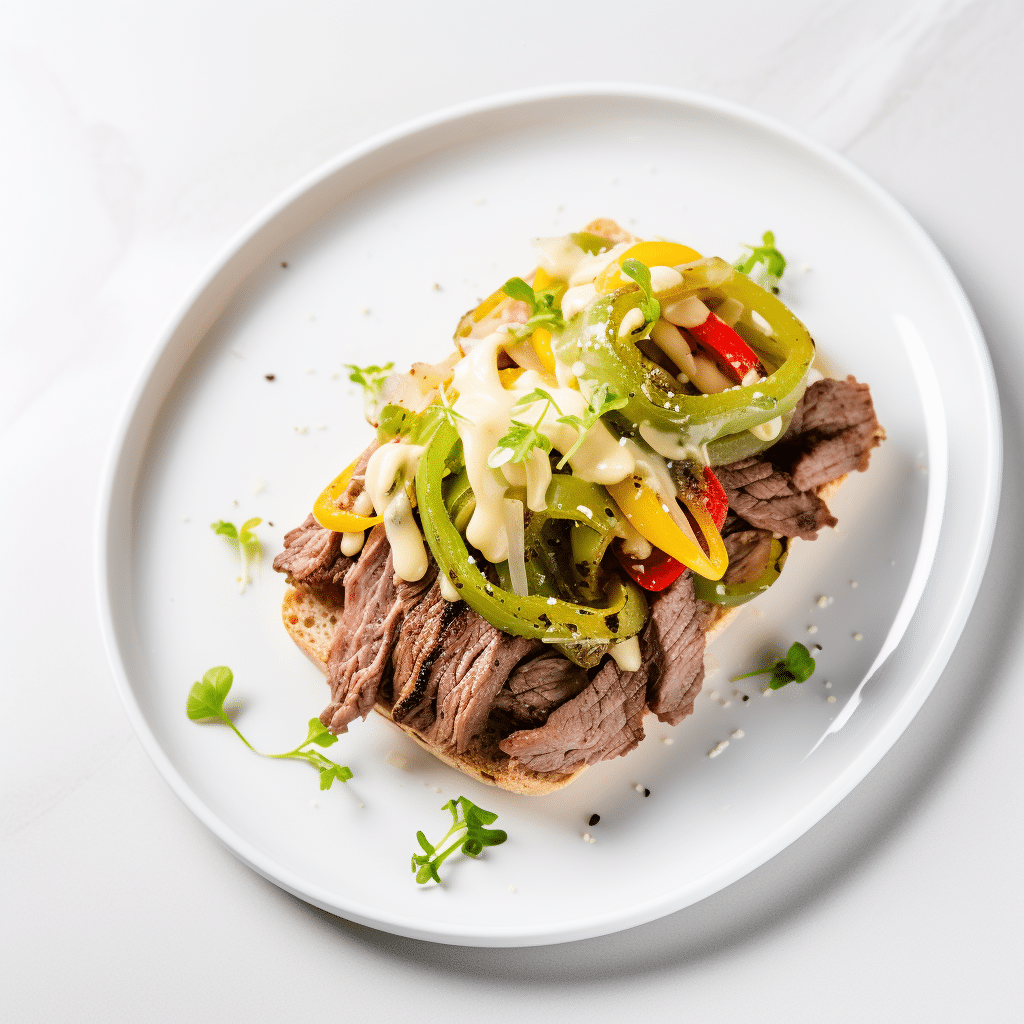 Ingredients for Keto Philly Cheesesteak