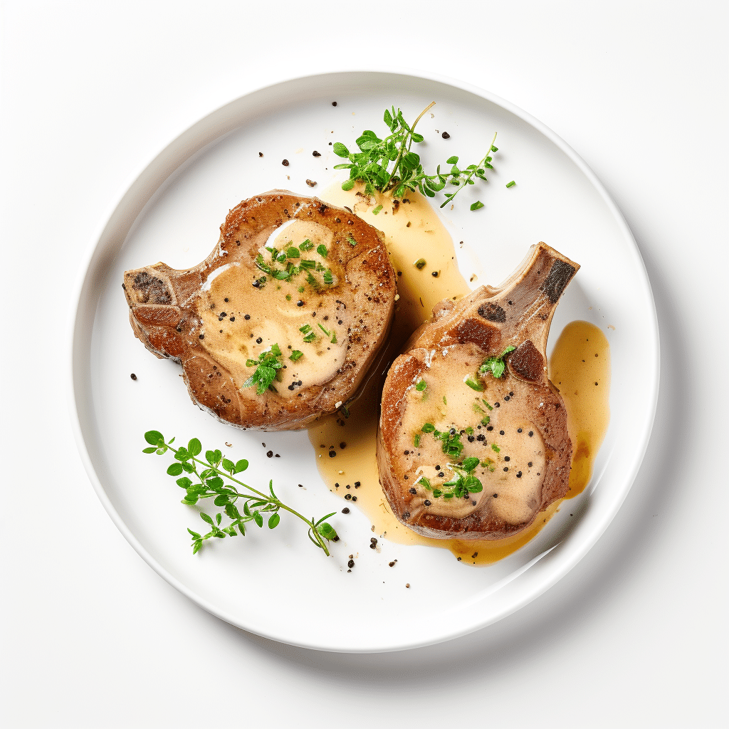 Keto Pork Chop Searing