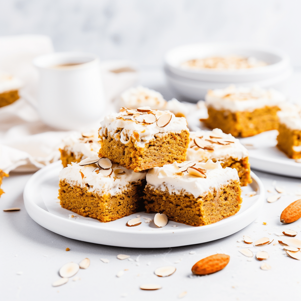 Keto Pumpkin Bars with Cream Cheese Frosting