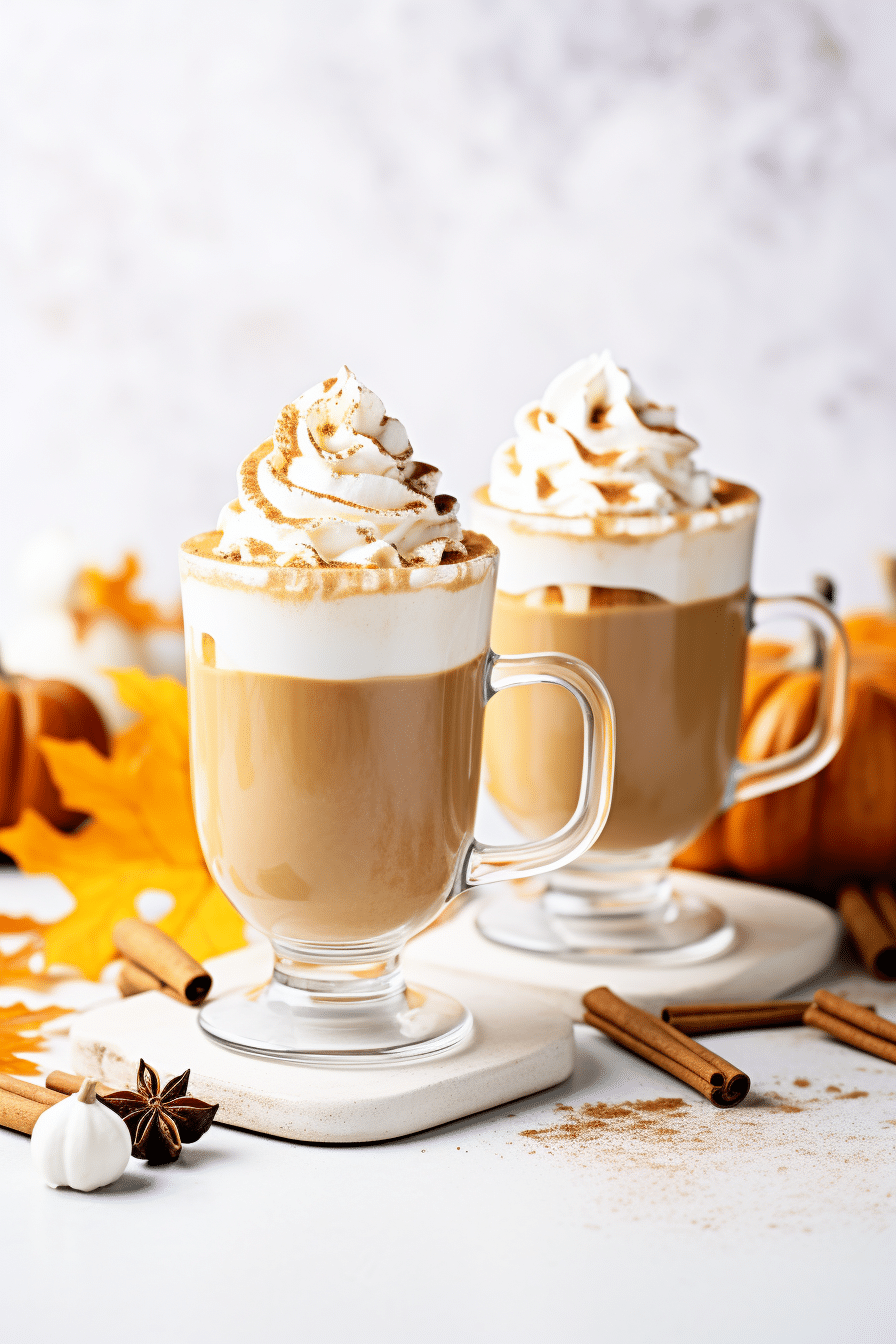 Ingredients for Keto Pumpkin Spice Latte