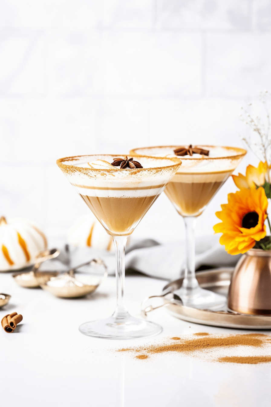 Keto Pumpkin Spice Martini