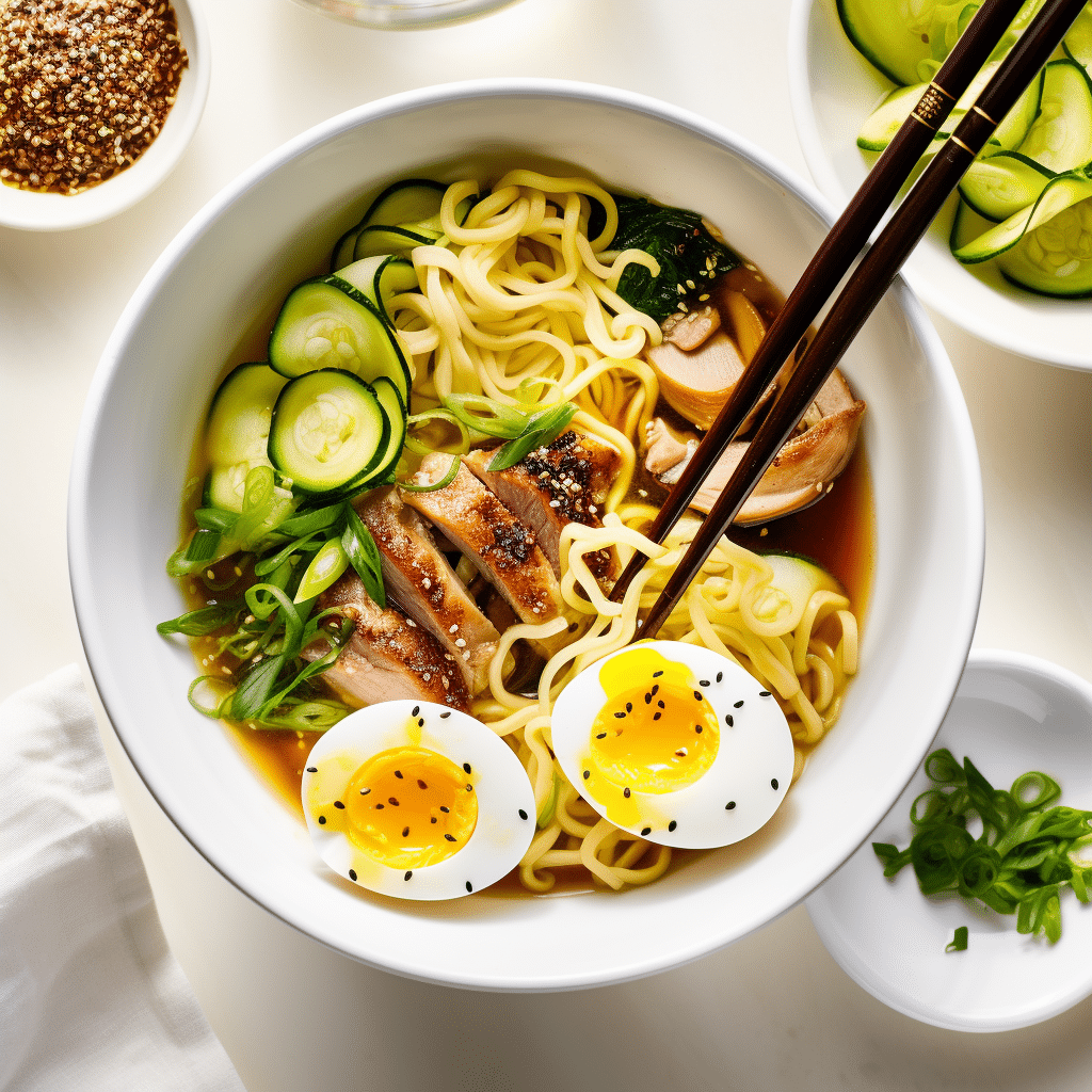 Finished Keto Ramen Dish