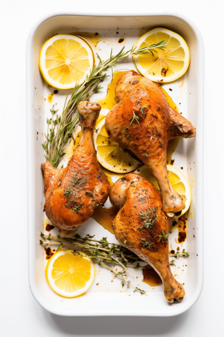 Keto Roasted Lemon and Herb Turkey Legs_003