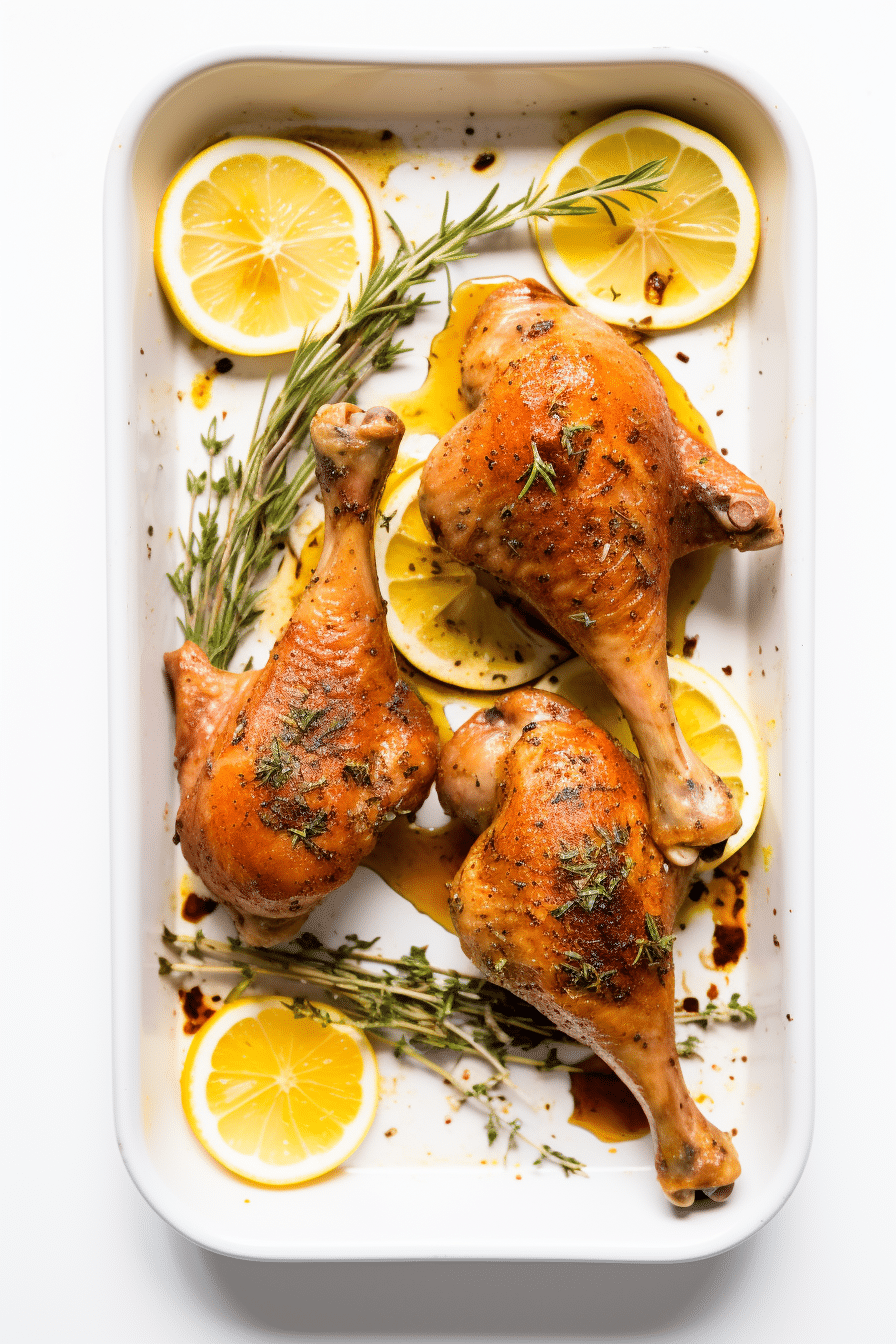 Keto Roasted Lemon and Herb Turkey Legs_003