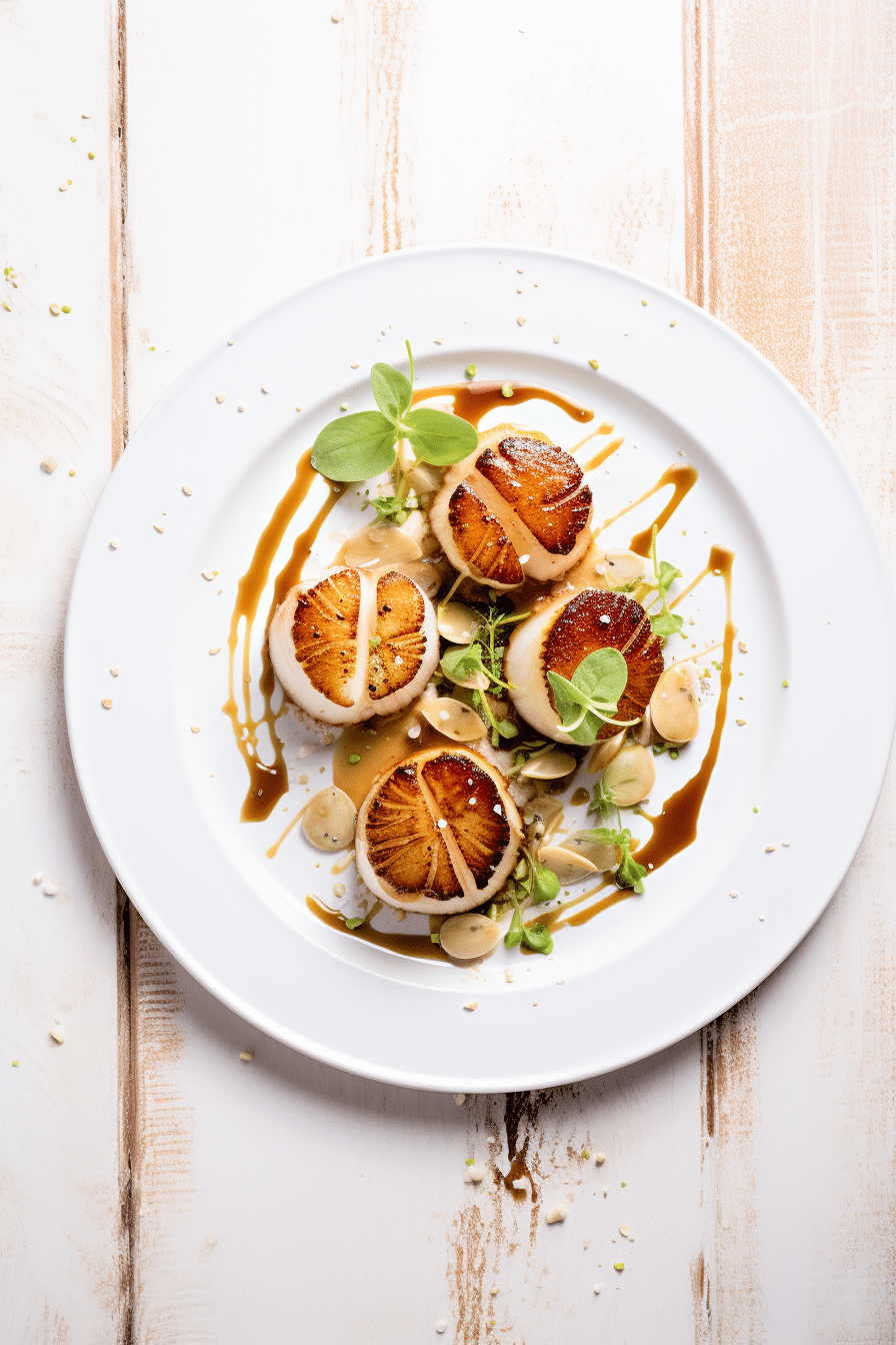 Keto Sage Brown Butter Scallops Ready to Serve