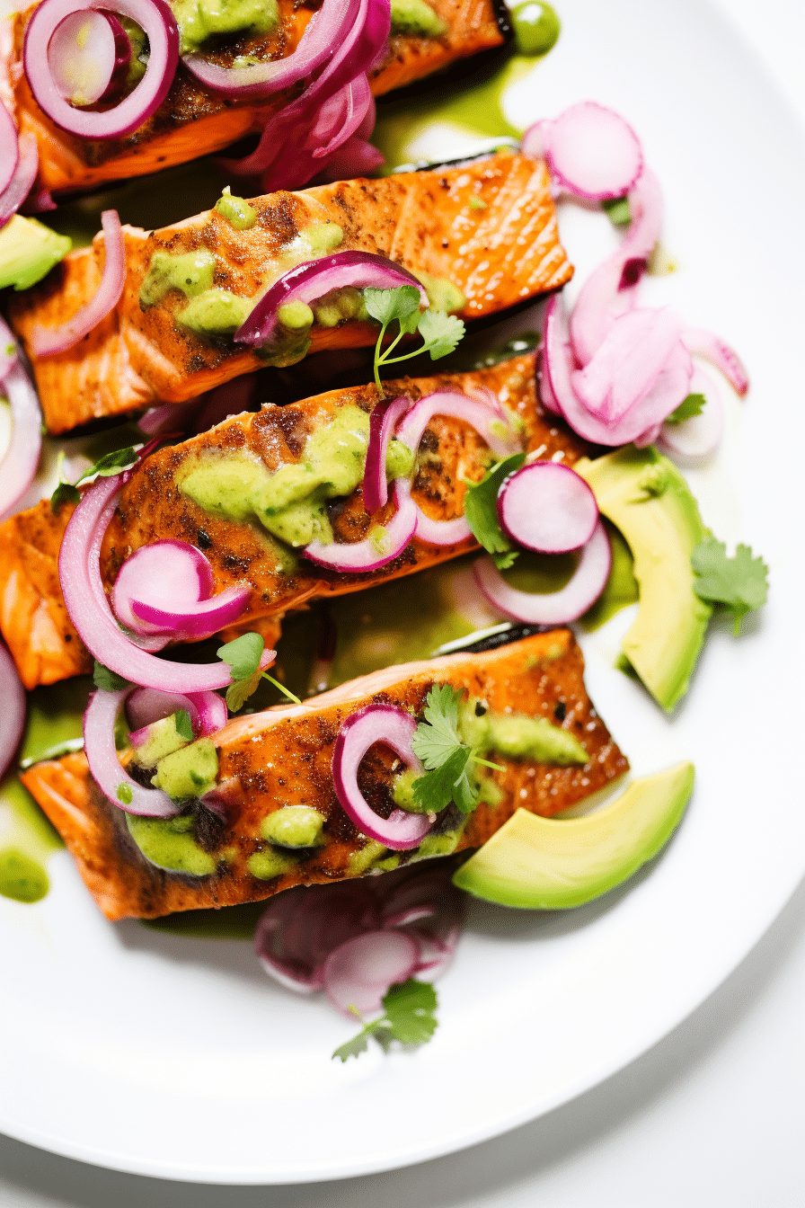 Keto Salmon with Avocado Salsa