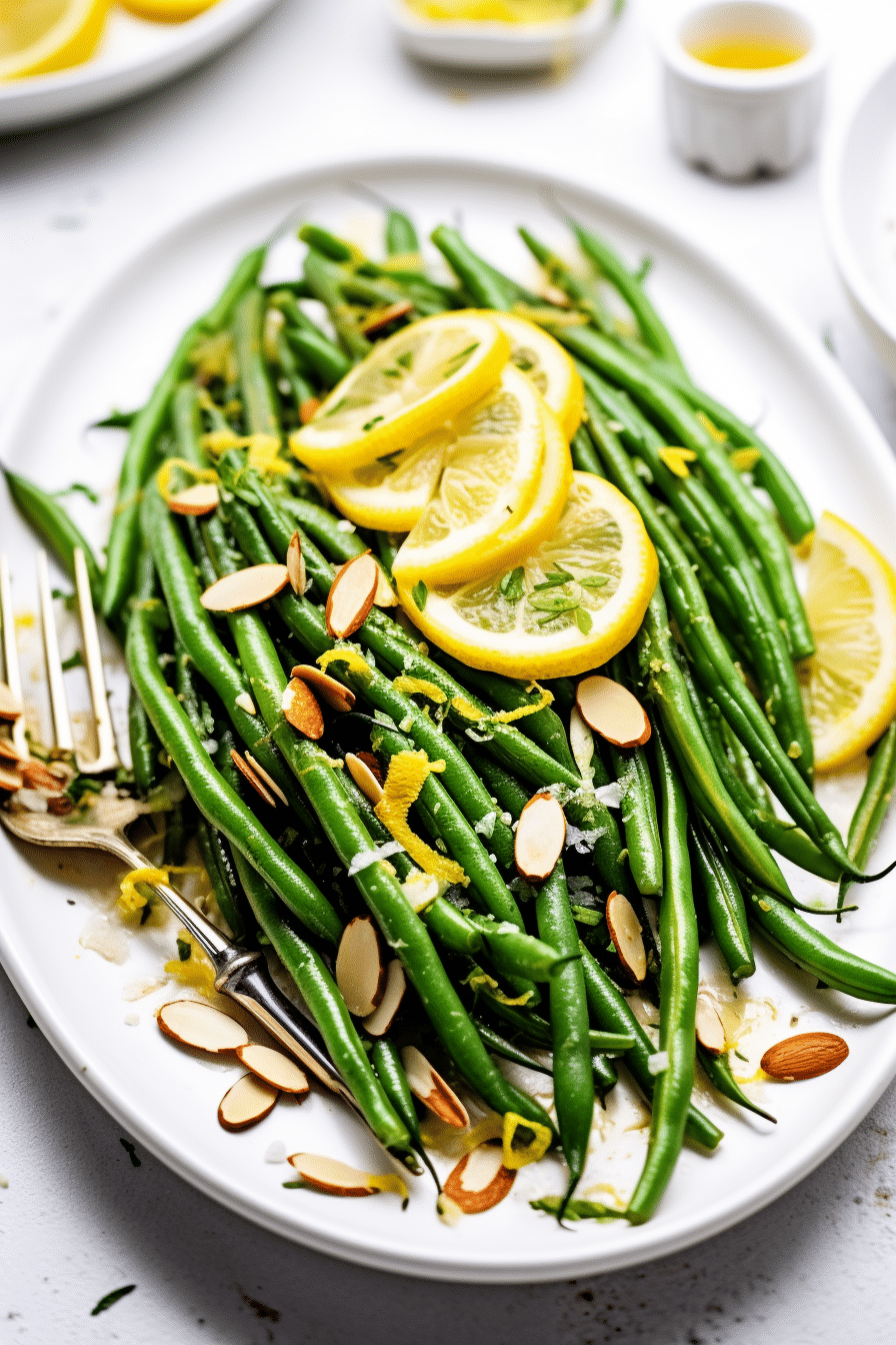 Keto Sautéed Green Beans with Almonds and Lemon Zest Cooking