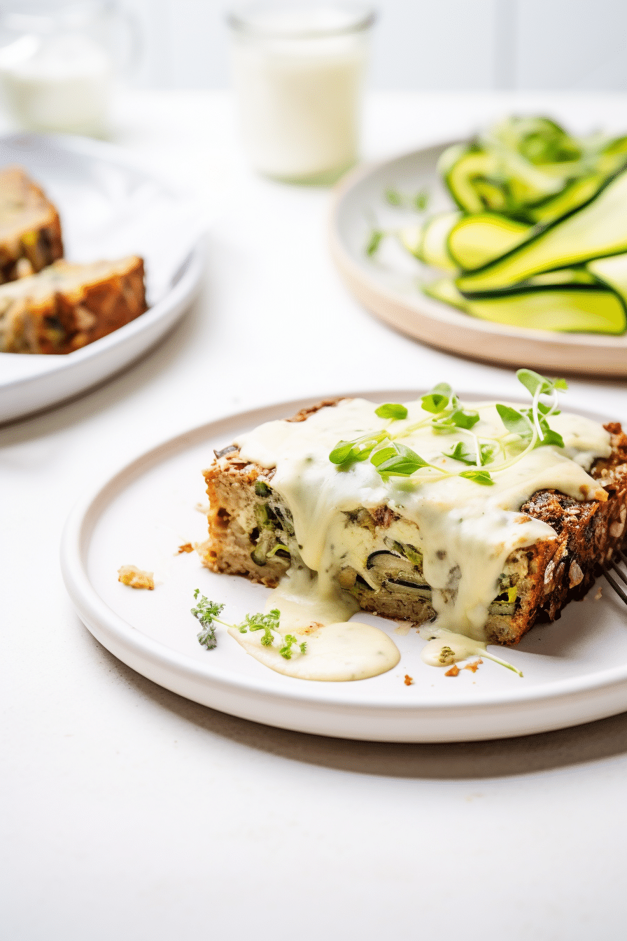 Keto Zucchini Bread in Pan