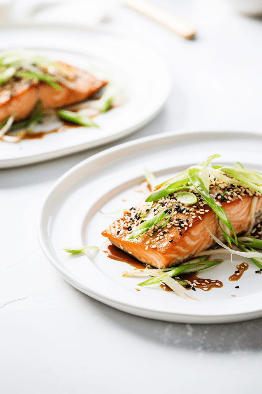 Preparing Keto Sesame Ginger Salmon