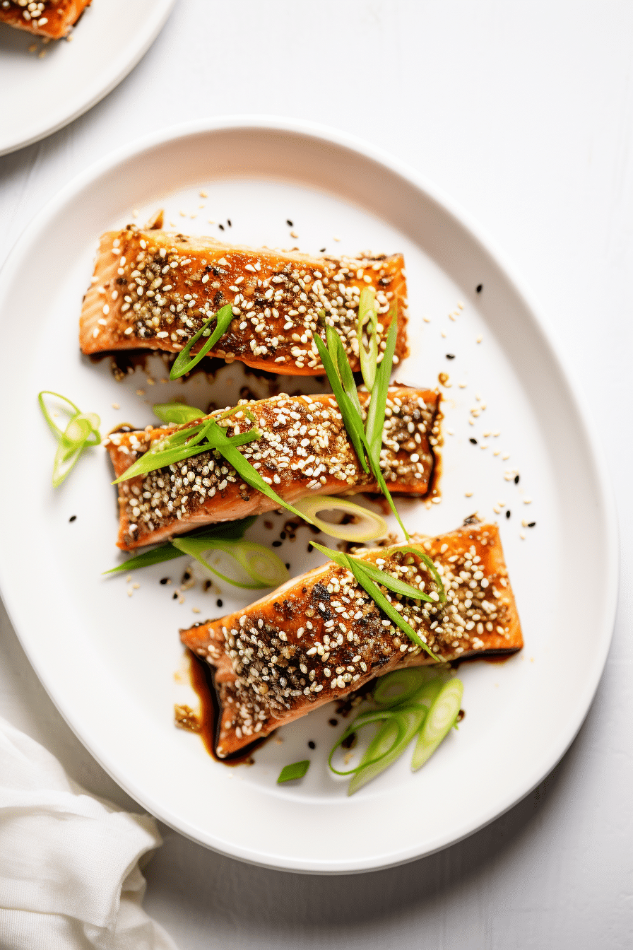 Keto Sesame Ginger Salmon