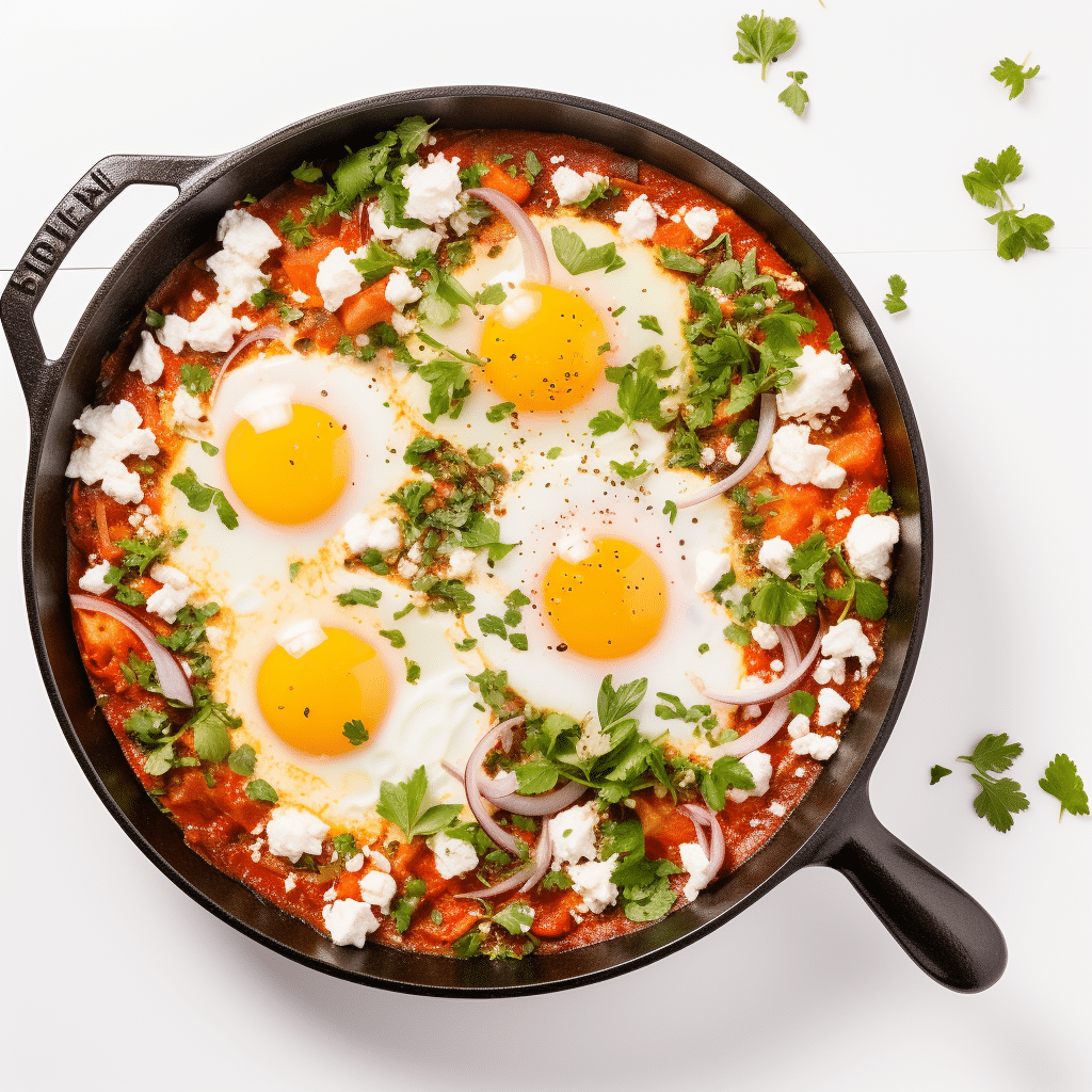 Keto Shakshuka Cooking Process