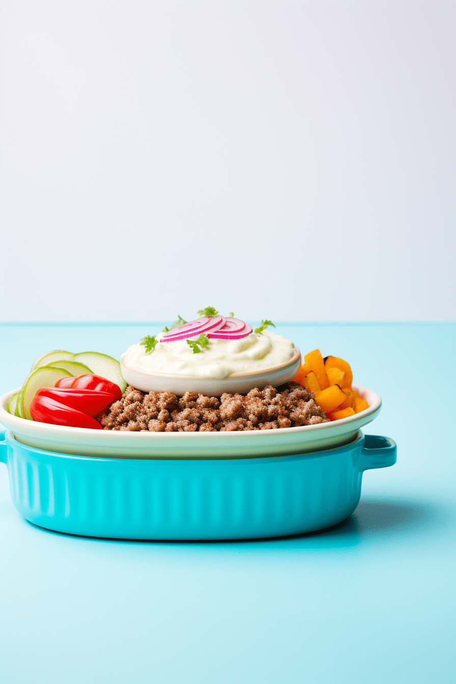 Preparing Keto Shepherd's Pie