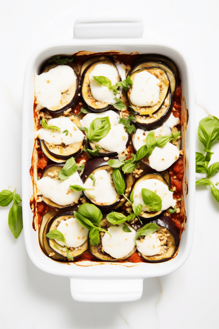 Keto Shrimp and Eggplant Parmesan_001