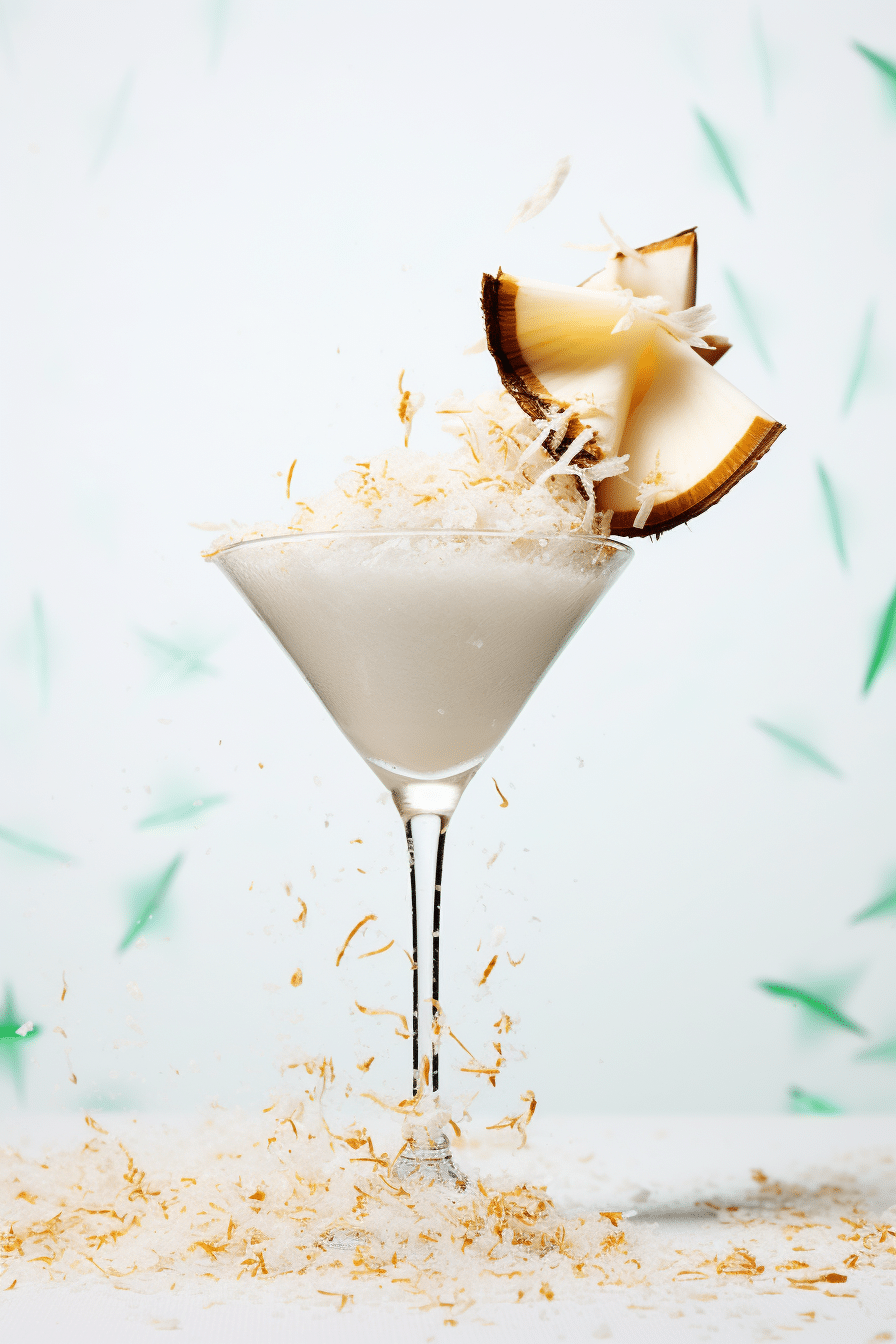Ingredients for Keto Snowball Martini