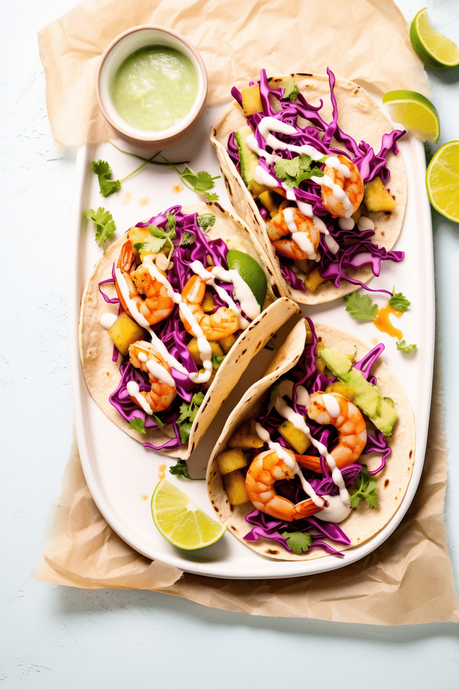 Preparing Keto Spicy Shrimp Tacos