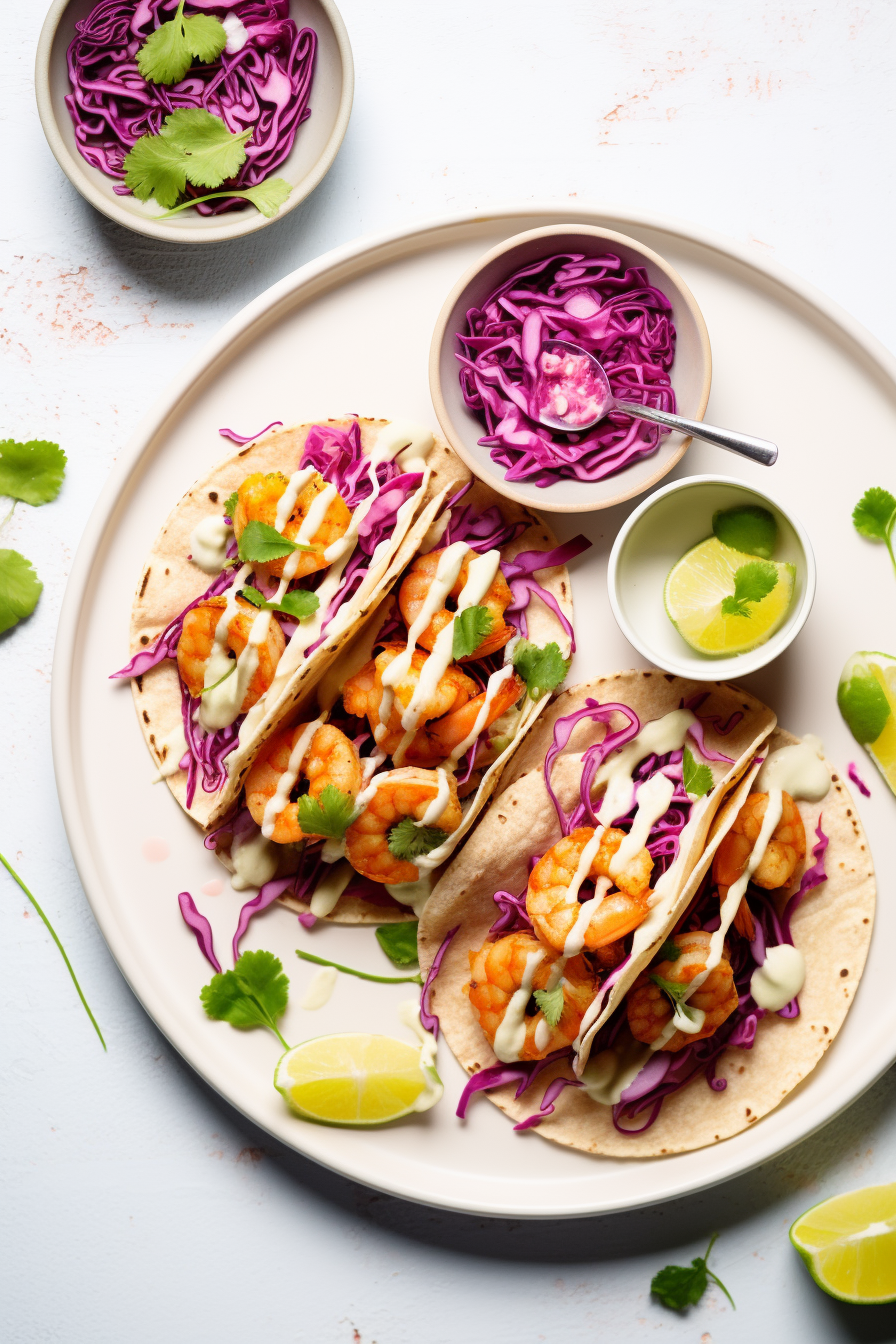 Sizzling Keto Spicy Shrimp Tacos with Luscious Avocado Crema A Magic