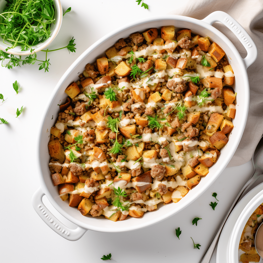 Keto Stuffing Ready to Bake