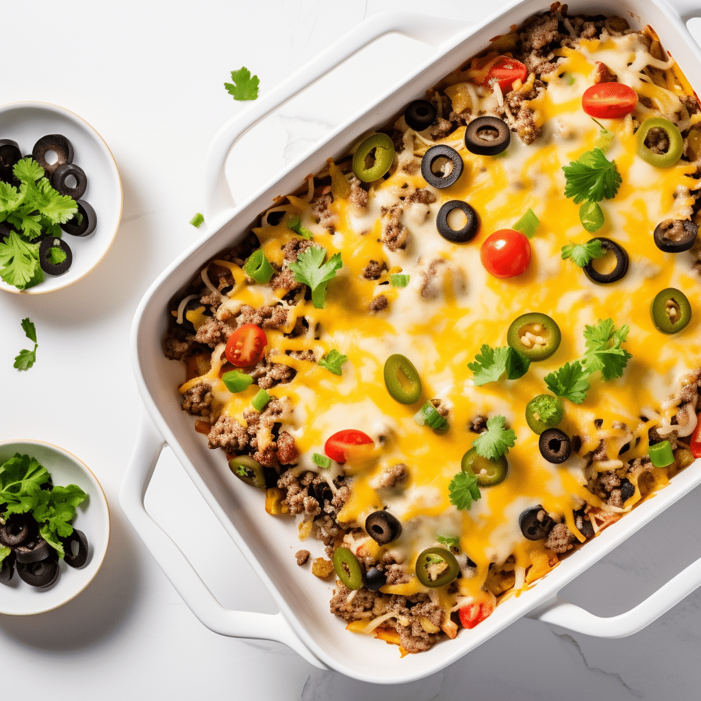 Keto Taco Casserole Cooking