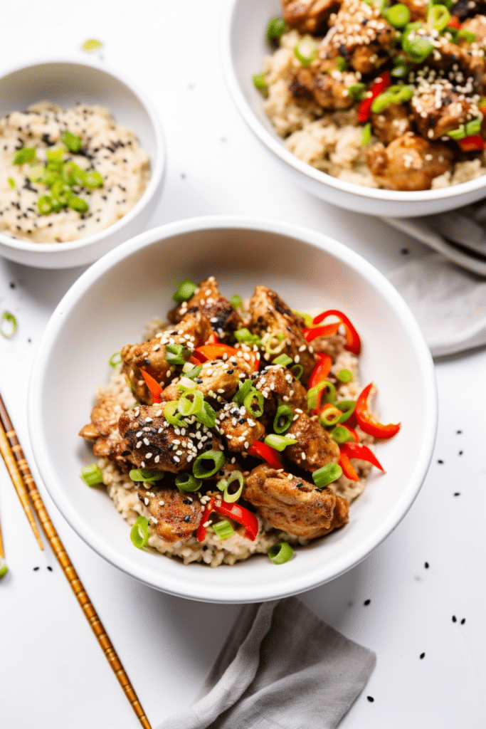 Sensational Keto Teriyaki Chicken Paired with Cauliflower