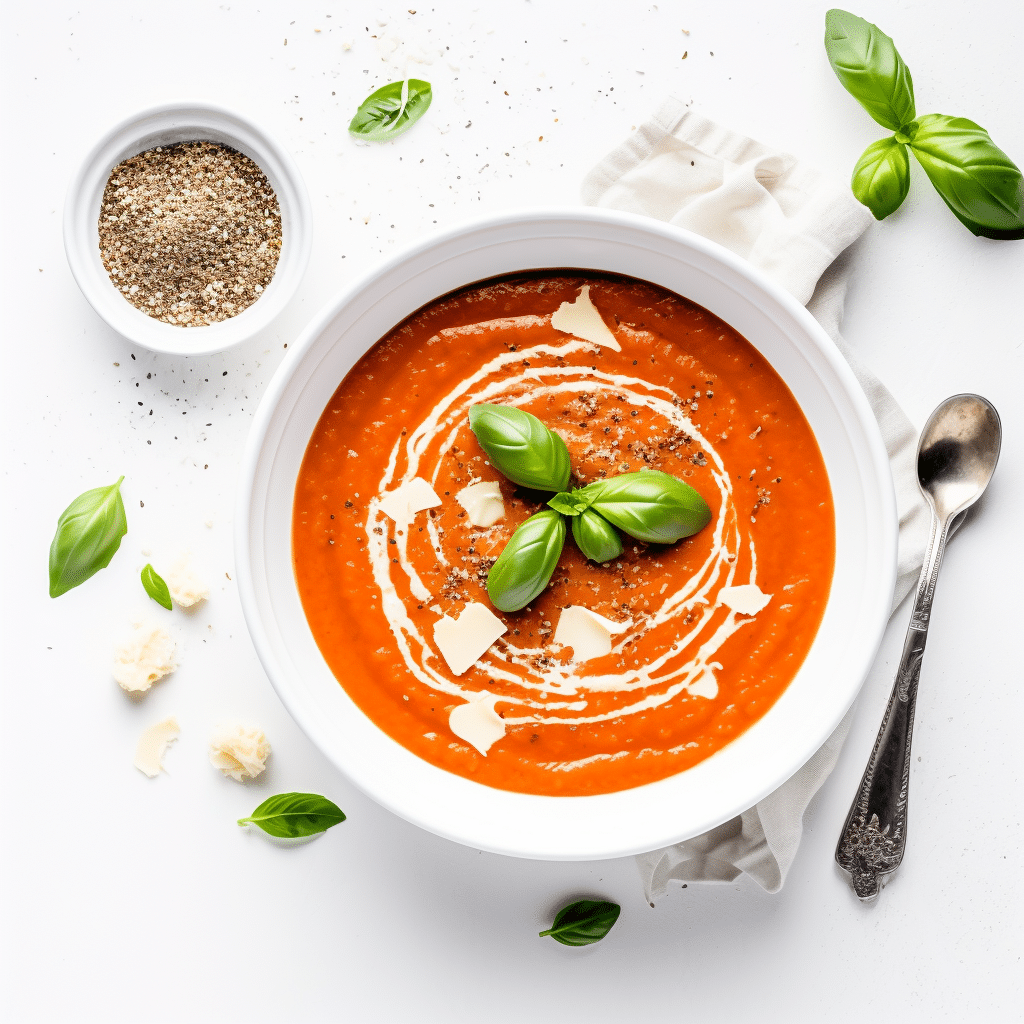 Keto Tomato Soup Preparation