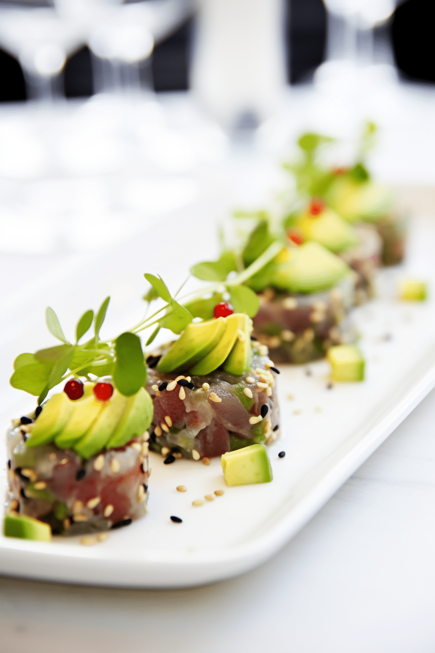 Keto Tuna Tartare Ready to Serve