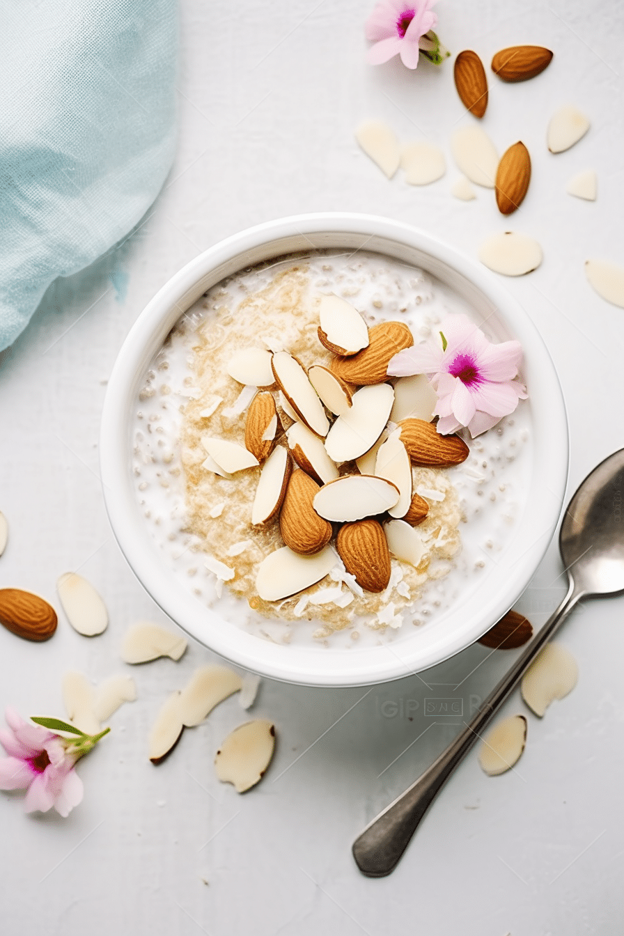 Keto Vanilla Almond Chia Breakfast Pudding Ready to Serve