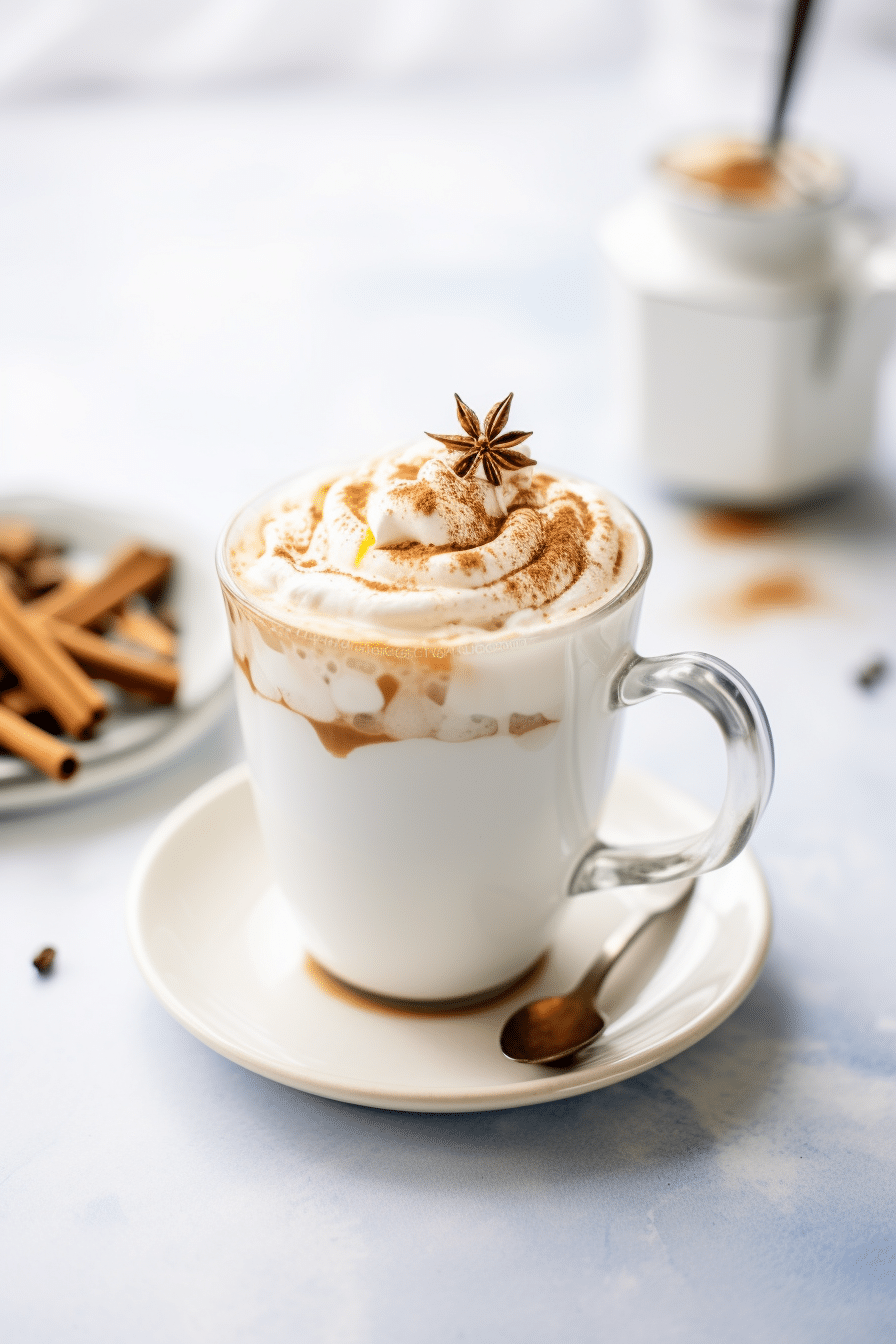 Keto Vanilla Chai Tea Latte Preparation