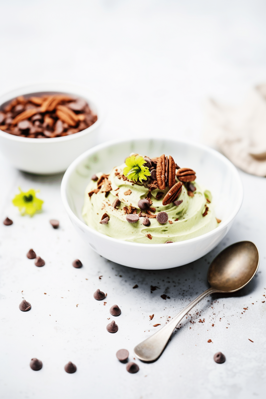 Ingredients for Keto Vegan Avocado Cacao Mousse